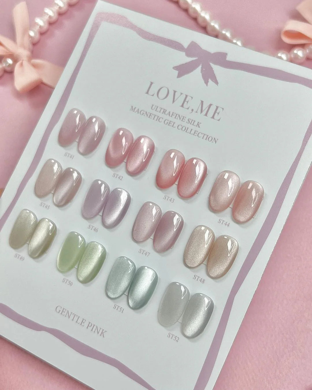 GENTLE PINK Love me - Ultra silk magnetic gel | individual/collection
