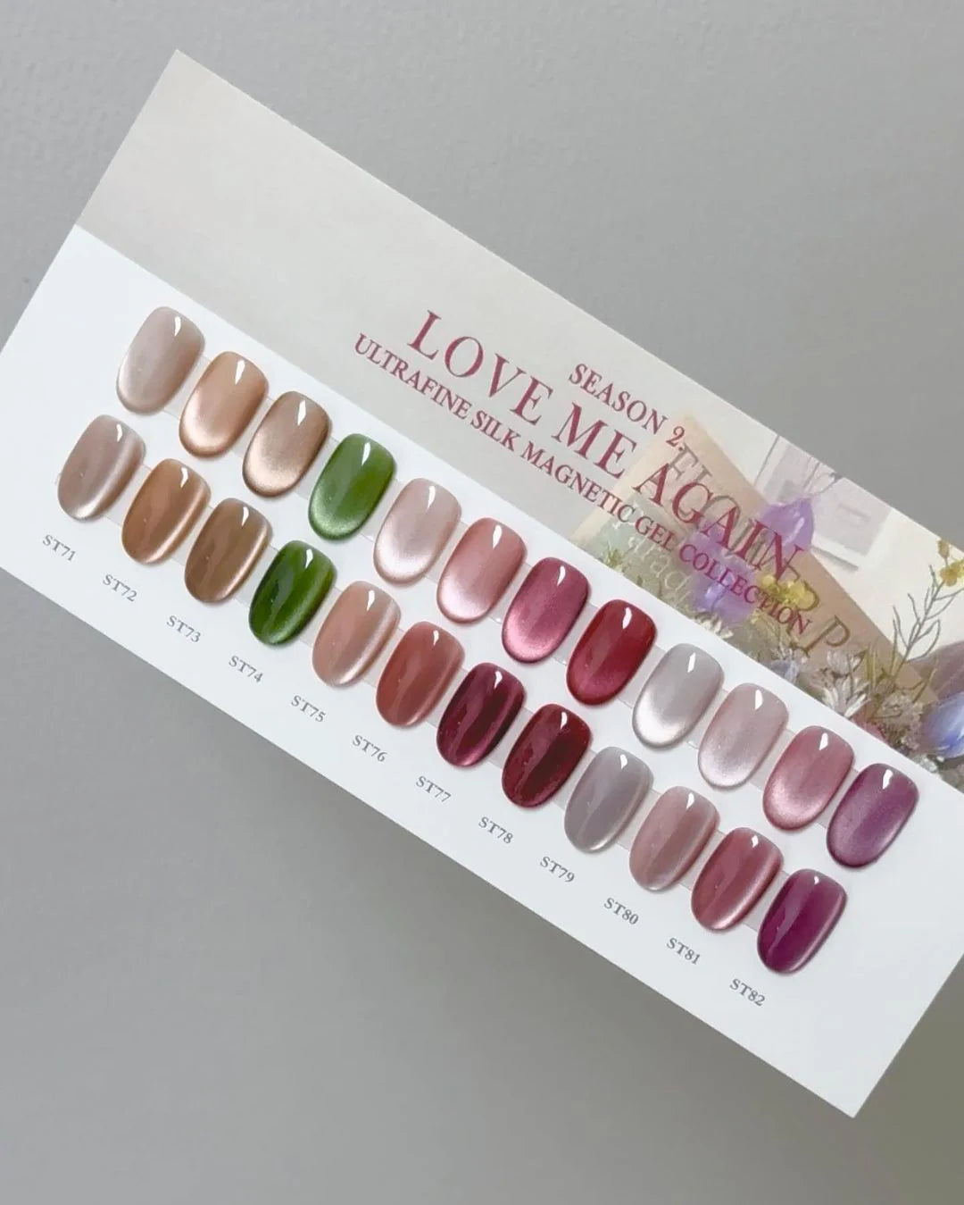 GENTLE PINK Love me again - Ultra silk magnetic gel | individual/collection