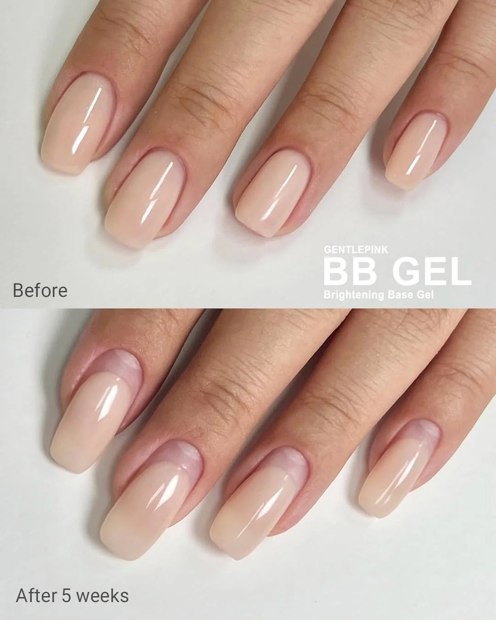 GENTLE PINK BB gel - colour & base gel in 1