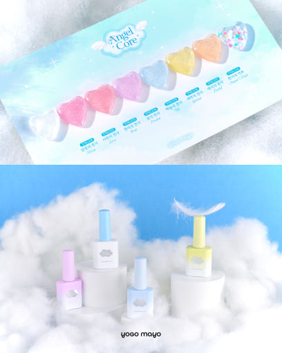 【YOGOMAYO】Angel Core Reflective Syrup Glitter Gel 8-piece set